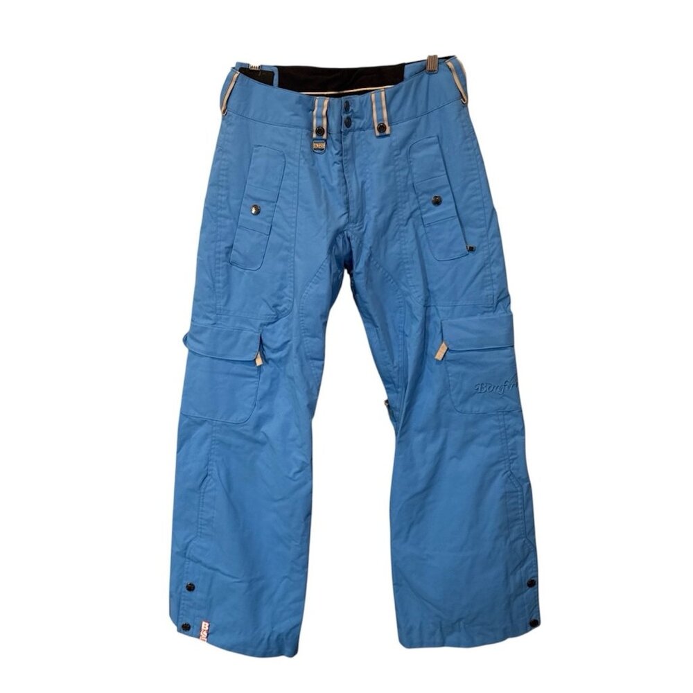 Bonfire Snowboarding Company Gold Snow Pants Size XS Xsmall Blue Classic Fit